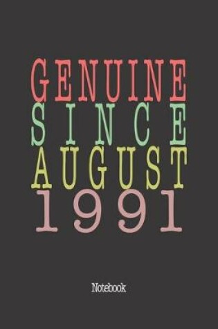 Cover of Genuine Since August 1991