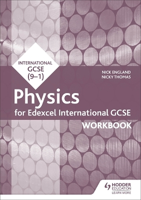 Book cover for Edexcel International GCSE Physics Workbook