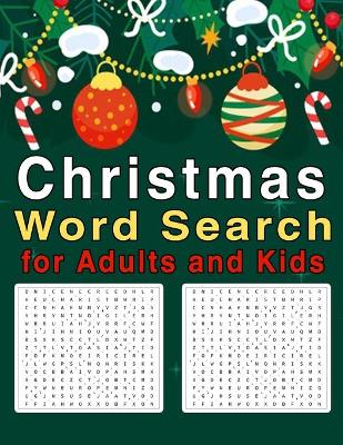 Book cover for Christmas Word Search for Adults and Kids