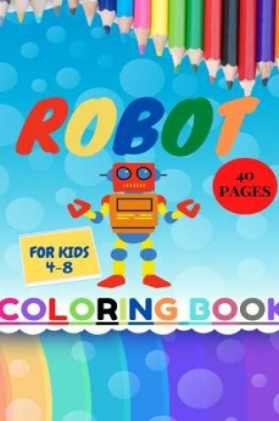 Cover of Robot Coloring Book