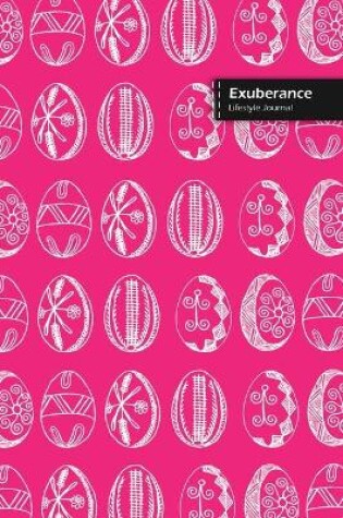 Cover of Exuberance Lifestyle Journal, Wide Ruled Write-in Dotted Lines, (A5) 6 x 9 Inch, Notebook, 288 pages (144 shts) (Pink)