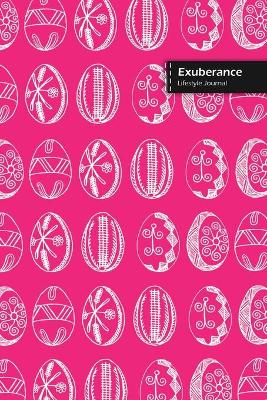 Book cover for Exuberance Lifestyle Journal, Wide Ruled Write-in Dotted Lines, (A5) 6 x 9 Inch, Notebook, 288 pages (144 shts) (Pink)