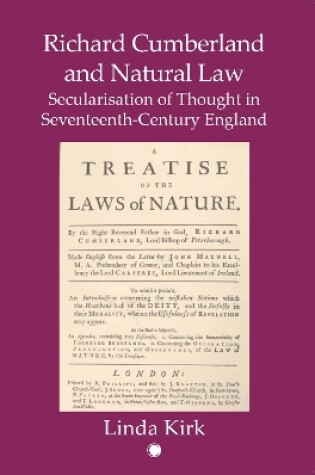 Cover of Richard Cumberland and Natural law