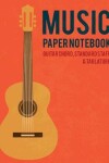 Book cover for Music Paper Notebook