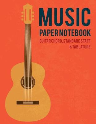 Book cover for Music Paper Notebook