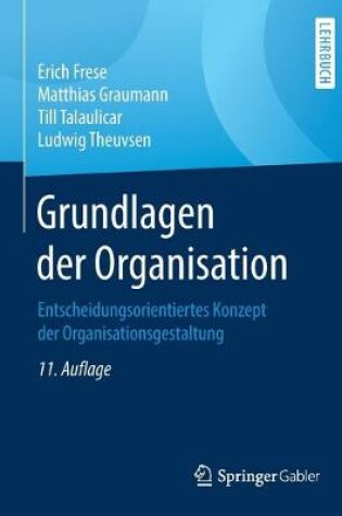 Cover of Grundlagen der Organisation