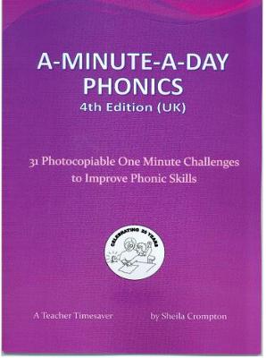 Book cover for A-Minute-A-Day Phonics 4th Edition UK