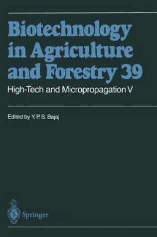 Cover of High-Tech and Micropropagation V