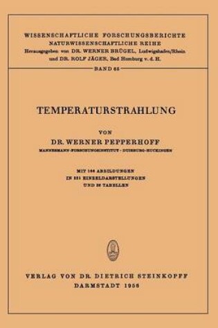 Cover of Temperaturstrahlung