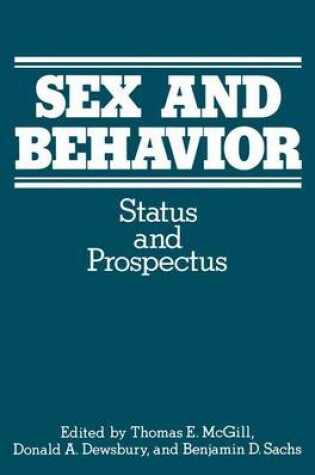 Cover of Sex and Behavior
