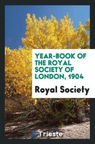 Cover of Year-Book of the Royal Society of London, 1904