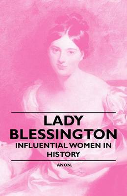 Book cover for Lady Blessington - Influential Women in History