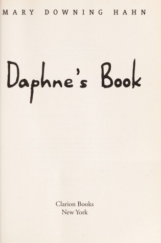 Cover of Daphne's Book