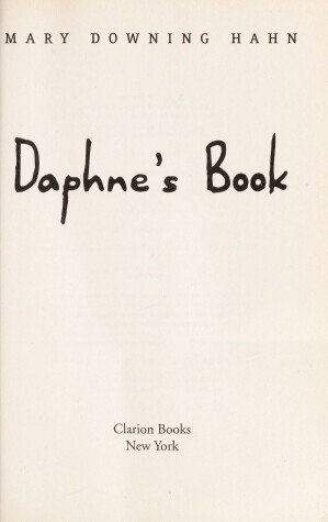 Book cover for Daphne's Book