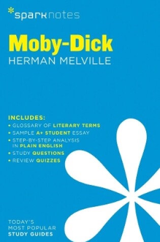 Cover of Moby-Dick SparkNotes Literature Guide