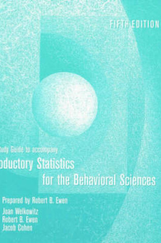 Cover of Introductory Statistics for the Behavioral Sciences 5e Study Guide (Wse)