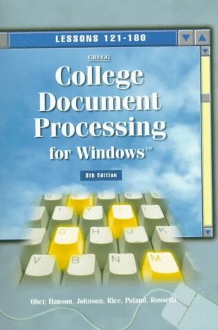 Cover of Gregg College Keyboarding and Document Processing 8e Book 3