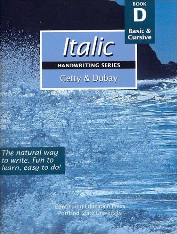 Book cover for Italic Handwriting Book D