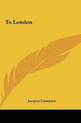 Book cover for To London to London