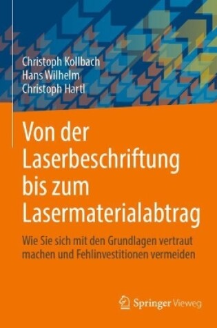 Cover of Von der Laserbeschriftung bis zum Lasermaterialabtrag