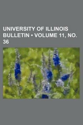 Cover of University of Illinois Bulletin