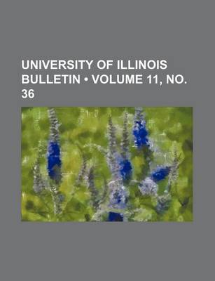 Cover of University of Illinois Bulletin