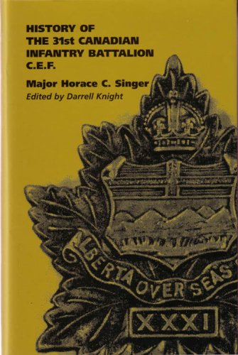 Book cover for History of the 31st Canadian Infantry Battalion C.E.F.
