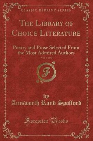 Cover of The Library of Choice Literature, Vol. 3 of 8