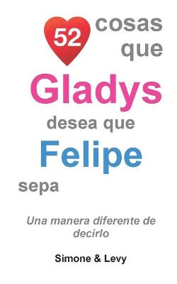 Book cover for 52 Cosas Que Gladys Desea Que Felipe Sepa