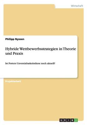Cover of Hybride Wettbewerbsstrategien in Theorie und Praxis