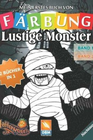 Cover of Lustige Monster - 2 bücher in 1 - Band 1 + Band2 - Nachtausgabe