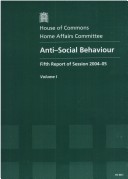 Cover of Anti-social behaviour