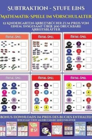 Cover of Mathematik-Spiele im Vorschulalter (Subtraktion - Stufe Eins)