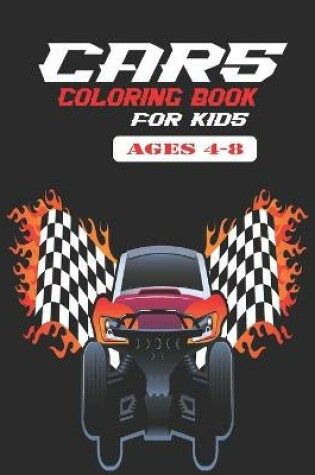 Cover of Cars Coloring book for kids ages 4-8
