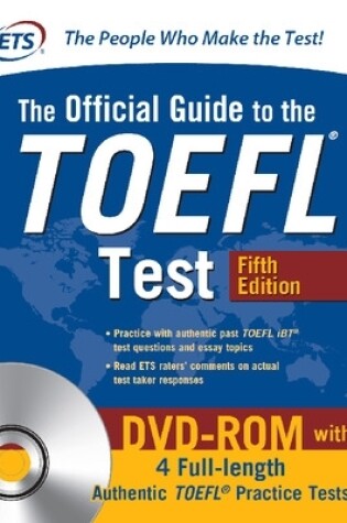 Cover of THE OFFICIAL GUIDE TO THE TOEFL TEST W/CD 5E