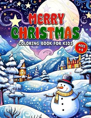 Book cover for Merry Christmas Coloring Book for Kids