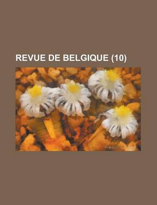 Book cover for Revue de Belgique (10)