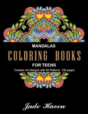 Book cover for Mandalas Coloring Books for Teens