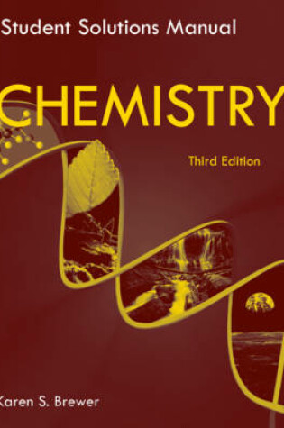 Cover of Chemistry the Science in Context 3e Student Solutions Manual