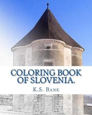 Book cover for Coloring Book of Slovenia.