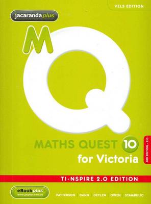 Cover of Maths Quest 10 for Victoria 3E TI-Nspire 2.0 Edition + EBookPLUS