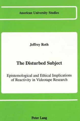 Cover of The Disturbed Subject