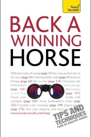 Cover of Back a Winning Horse