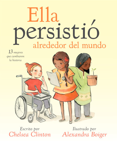 Book cover for Ella persistió alrededor del mundo