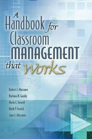 Cover of A Handbook for Classroom Management That Works