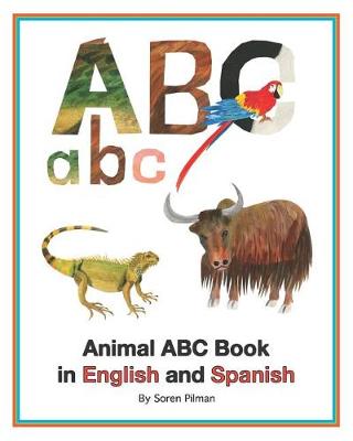 Book cover for Animal ABC Book in English and Spanish