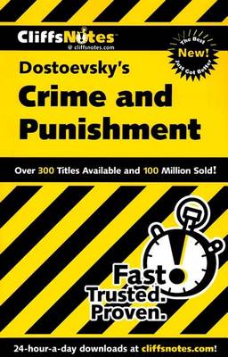 Cover of Cliffsnotes on Dostoevsky's Crime and Punishment