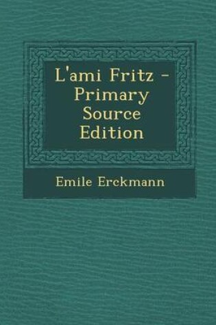 Cover of L'Ami Fritz