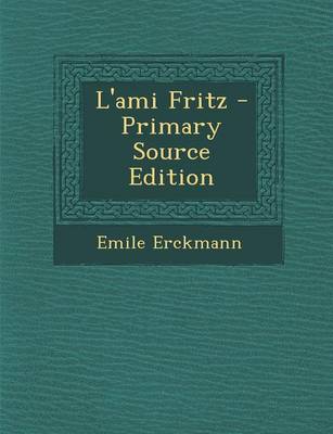 Book cover for L'Ami Fritz