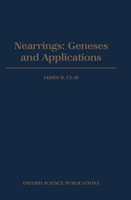 Book cover for Nearrings: Geneses and Applications